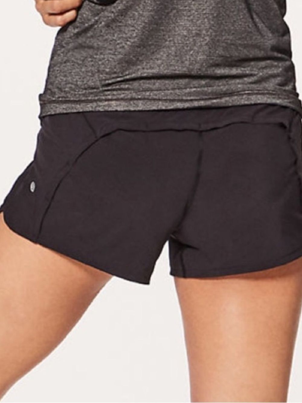 Lululemon Run Times Short Black Womens 6